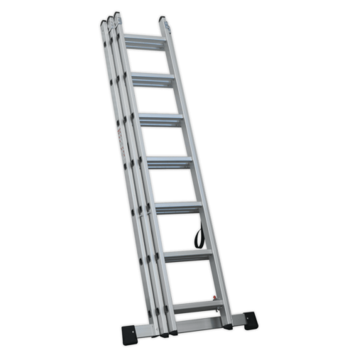 Aluminium Extension Combination Ladder 3x7 EN 131 3 ACL307.V2 STRAIGHT