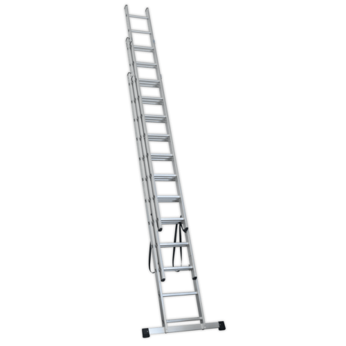Aluminium Extension Combination Ladder 3x12 EN 131 4 ACL312.V3 STRAIGHT EXTENDED