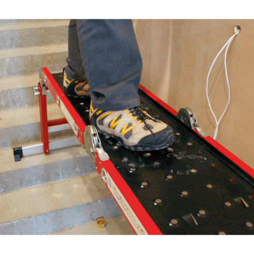 Aluminium Multipurpose Ladder EN 131 Adjustable Height 2 AFPL2 ACT PLATFORM CLOSE UP