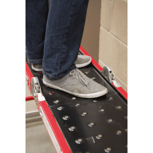 Aluminium Multipurpose Ladder EN 131 Adjustable Height 6 AFPL2 METAL PLATFORM ACT