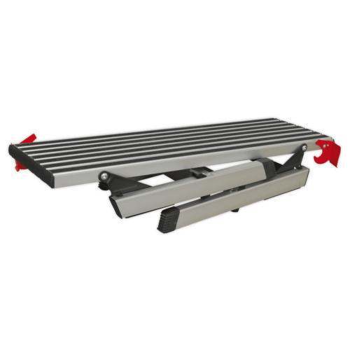 Aluminium Folding Platform 2-Tread EN 14183 6 APS2.V4 FOLDED