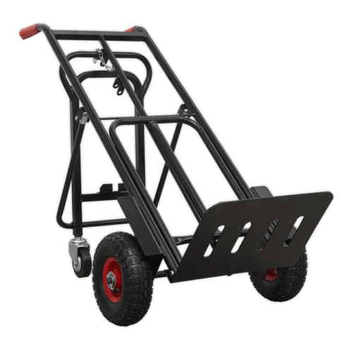 Heavy-Duty 3-in-1 Sack Truck with PU Tyres 300kg Capacity