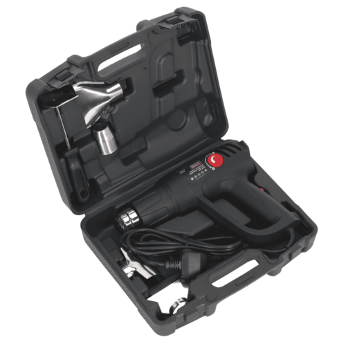 Variable Temperature Hot Air Gun Kit 2000W 50-450C/90-600C 4 HS107K IN CASE DFC0335178