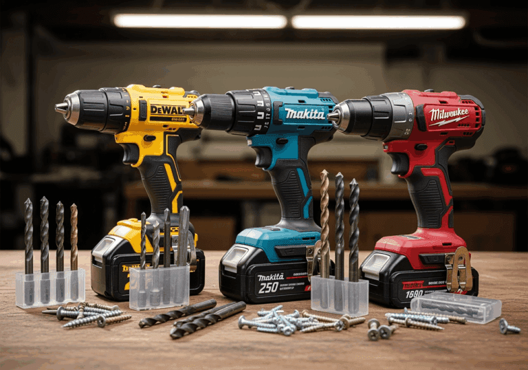 DeWalt vs Makita vs Milwaukee: Ultimate Cordless Drill Comparison 2025 9 tool comparison drills